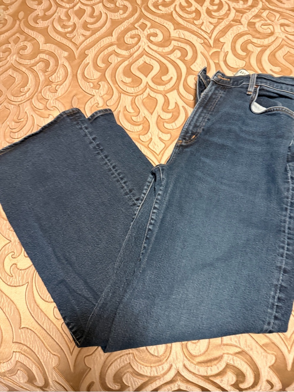 Agolde Women's Straight Leg Jeans in Dark Blue Denim